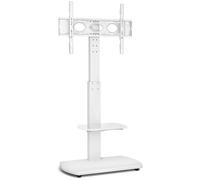 TTAP FS-1-WHT 600 mm TV Stand with Bracket for Up to 65 TVs - White, White