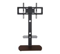 TTAP FS1 BLK Pedestal Floor Stand with Shelf in Black