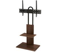TTAP FS2-WAL 600 mm TV Stand with Bracket for up to 65" TVs - Brown & Black, Black,Brown