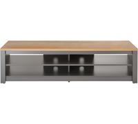 TTAP Memphis 2000 mm TV Stand for up to 85 TVs - Oak & Grey, Brown,Silver/Grey