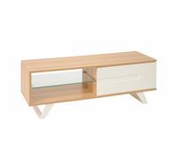 TTAP MIA 1200 OAK Miami 1200mm Wide TV Stand in Light Oak White