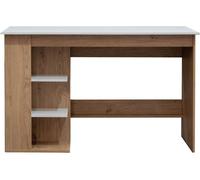 TTAP Milan Home Office Desk - Brown & White