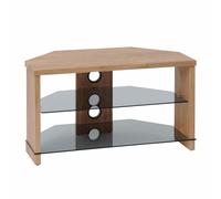 TTAP MONT1050OAK 1050mm TV Stand Upto 55inch TV Tinted Glass Oak