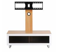 TTAP TVS1001 Munich 1050mm TV Stand in Light Oak VESA Swivel Bracket
