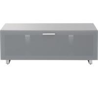 TTAP Sorrento 1200 mm TV Stand for up to 55" TVs - Gloss Grey, Silver/Grey
