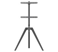 TTAP TRIPOD-BLACK Black Wood Tripod Stand VESA 400 x 400