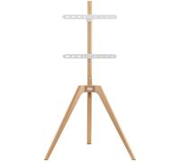 TTAP Tripod-Light 820 mm TV Stand with Bracket for up to 65" TVs - Light Wood, Brown