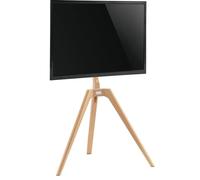 TTAP Tripod TV Stand, Light Wood
