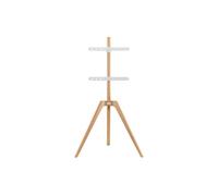 TTAP Tripod TV Stand, Light Wood