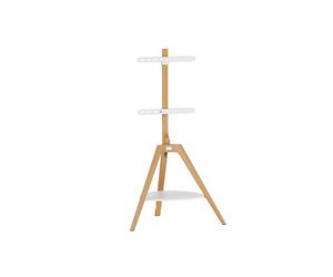 TTAP Tripod with Shelf TV stand, Light Wood