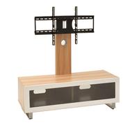 TTAP TVS1002 Munich 1250mm TV Stand in Light Oak VESA Swivel Bracket