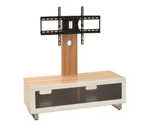 TTAP TVS1002 Munich 1250mm TV Stand in Light Oak VESA Swivel Bracket