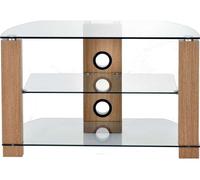 TTAP Vision 800 mm TV Stand for up to 40" TVs - Light Oak, Brown