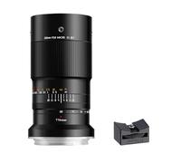 TTArtisan 100mm F2.8 Macro 2x Metal Bodied Lens with Cold Shoe Mount Compatible with Fujifilm GFX Mount - Black