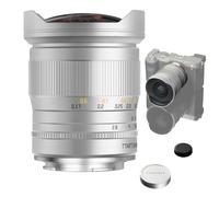 TTArtisan 11 mm F2.8 Camera Lens Fisheye Compatible with E Mount Cameras such as A7 A7II A7R A7RII A7S A7SII A6500 A6300 A6000 A5100 A500 Silver