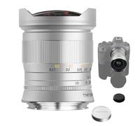 TTArtisan 11 mm F2.8 Camera Lens, Fisheye, Compatible with EOS RF Mount Cameras such as R RP R5 R6 Silver