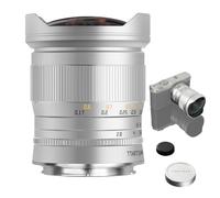 TTArtisan 11 mm F2.8 Camera Lens Fisheye Compatible with L Mount Cameras such as T TL TL2 PS-C Mode) FP FPL Silver