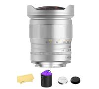 TTArtisan 11mm F2.8 Full Frame Fisheye Lens Full Metal Body Compatible with Sony E Mount Cameras A7 A7ll A7ll A7lV A7R A7Rll A7Rll A7RlV A7RV A7S ZV-E1 A7C2 (Silver)