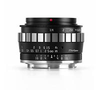 TTARTISAN 23 mm F1.4 APS-C Camera Lens Wide-Angle Prime Lens Portable Lens for Sony E Mount Suitable for Portrait Street Snapshot (Sony E, Black & Silver)