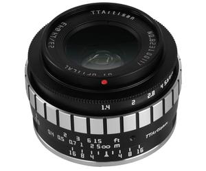 TTArtisan 23mm F1.4 Metal Bodied Lens Compatible with Fuji X Mount - Black