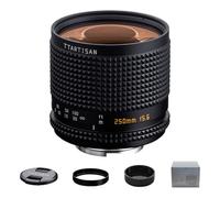 TTartisan 250mm F5.6 Reflex M42 Mount Manual Telephoto Lens,Fantasy Doughnut Bokeh, 2m Closest Focus Distance, with Lens Hood, add Adapter Easily Compatible with Fuji, Canon, Nikon,Hasselblad Cameras