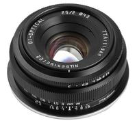 TTArtisan APS-C 25mm F2 Metal Bodied Lens Compatible with Fuji X Mount - Black
