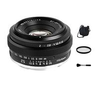 TTArtisan 25mm F2 APS-C Frame Large Aperture Manual Portrait Lens for Sony E Mount Mirrorless Camera A5500 A6000 A6300 A6400 A7C A7MIII A7MIV A7RIII A9 NEX-3 NEX-3N NEX-5 NEX-5R
