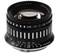 TTArtisan 35mm F0.95 Lens APS-C Format Canon RF Mount Camera Black & Silver (UK)