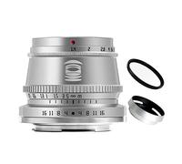 TTArtisan 35mm F1.4 APS-C Format Large Aperture Manual Focus Fixed Lens for L Mount Camera Silver for Leica T CL TL TL2 Sigma FP with 39mm UV Filter Lens Hood