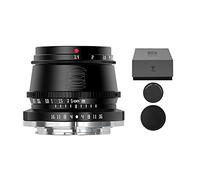 TTArtisan 35mm f1.4 APS-C Metal Bodied Lens Compatible with Fuji FX Mount - Black