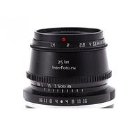 TTArtisan 35mm F1.4 Metal Bodied Lens Compatible with Canon M Mount - Black