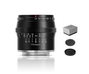 TTArtisan 50mm F1.2 APS-C M43 Manual Focus Lens for Fuji X Mount Camera Like X-A1 X-A10 X-A2 X-A3 X-A5 X-A7 X-M1 X-M2 X-H1 X-T1 X-T10 X-T2 X-T20 X-T3 X-T4 X-T100 X-T200 X-T30 X-PR01 X-PR02 X-PR03 X-E1