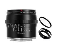 TTArtisan 50mm F1.2 APS-C Manual Focus Large Aperture Fixed Focus Lens for Canon M Mount Like M1 M2 M3 M6 M6II M10 M50 M100 M200