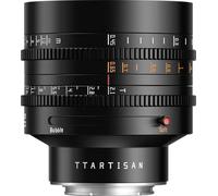 TTARTISAN 50mm T2.1 FE Full-Frame Cine Lens, Large Aperture Manual Focus Lens Bubble & Soft Dual Bokeh Design, DeClick Aperture, Compatible with Sony E Mount Cameras