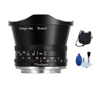 TTArtisan 7.5mm F2 APS-C Fisheye Lens 180° Ultra Wide Angle Large Aperture Manual Focus Lens for Canon EOS R Mount Mirrorless Camera R6 R6II R8 R10 RP R50