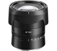 TTArtisan 75mm F2.0 Metal Bodied Auto Focus AF Lens Compatible with Nikon Z Mount - Black