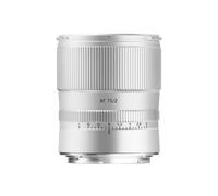 TTArtisan 75mm F2.0 Metal Bodied Auto Focus AF Lens Compatible with Nikon Z Mount - Silver