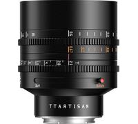 TTArtisan 85mm Full Frame T2.1 Metal Bodied Cine Lens Compatible with Sony E Mount - Black