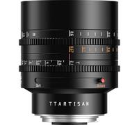 TTARTISAN 85mm T2.1 Full-Frame Cine Lens, Large Aperture Manual Focus Lens Bubble & Soft Dual Bokeh Design, DeClick Aperture, Compatible with Canon RF Mount Cameras