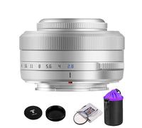 TTArtisan AF 27mm F2.8 APS-C Lens for Fujifilm X-T20,X-T30,X-T3,X-T5,X-T4 | X-S10,X-T10,X-T30 II,X-S20,X-E4,X-T1,X-T50,X-M5,X-E3,X-A5,X-Pro2,X-T100,X-H2,X-A3,X-E2,X-Pro3 (Silver)