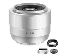 TTArtisan AF 35mm F1.8 II APS-C autofocus lens for X-mount cameras: X-A1 X-A10 X-M1 X-T1 X-T10 X-T100 X-PR01 X-PR03 X-E1 X-E2S XS10 X-H1 X-H2S and more (Silver)