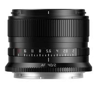 TTArtisan AF 40mm F/2 Nikon Z-mount zwart
