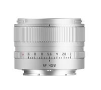 TTARTISAN AF 40mm F2 Full Frame Z Mount Lens, Compact Lightweight Auto Focus Cameras Lens Compatible with Nikon Z Mount Cameras (Silver)