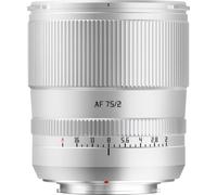 TTARTISAN AF 75mm F2 APS-C Auto Focus Lens for Fuji X Mount (Silver)