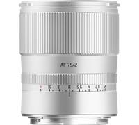 TTARTISAN AF 75mm F2 Full Frame Lens for Nikon Z, Auto Focus Lens Large Aperture with Clicked Aperture Ring Compatible with Nikon Z Mount Cameras (Silver)