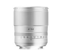 TTARTISAN AF 75mm F2 Silver Camera Lens Auto Focus Full Frame Portrait Lens (for Fuji X)
