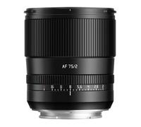 TTArtisan 75mm F2.0 Metal Bodied Auto Focus AF Lens Compatible with Sony E Mount - Black
