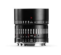 TTArtisan APS-C 50mm F/0.95 Metal Bodied Lens Compatible with Fuji X - Black & Silver