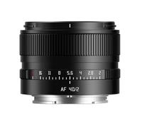 TTArtisan Autofocus 40mm F2.0 Metal Bodied Lens Compatible with L Mount (Full Frame) - Black