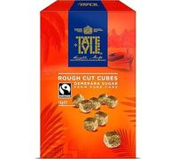 Ttate & Llyle Fairtrade Demerara Rough Cut Sugar Cubes - 1 kg | Cane Sugar Cubes, Naturally Sweet & Aromatic - Ideal for Coffee, Tea & Cocktails
